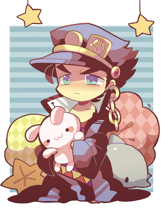 kujo jotaro (jojo no kimyou na bouken and 1 more) drawn by kotorai