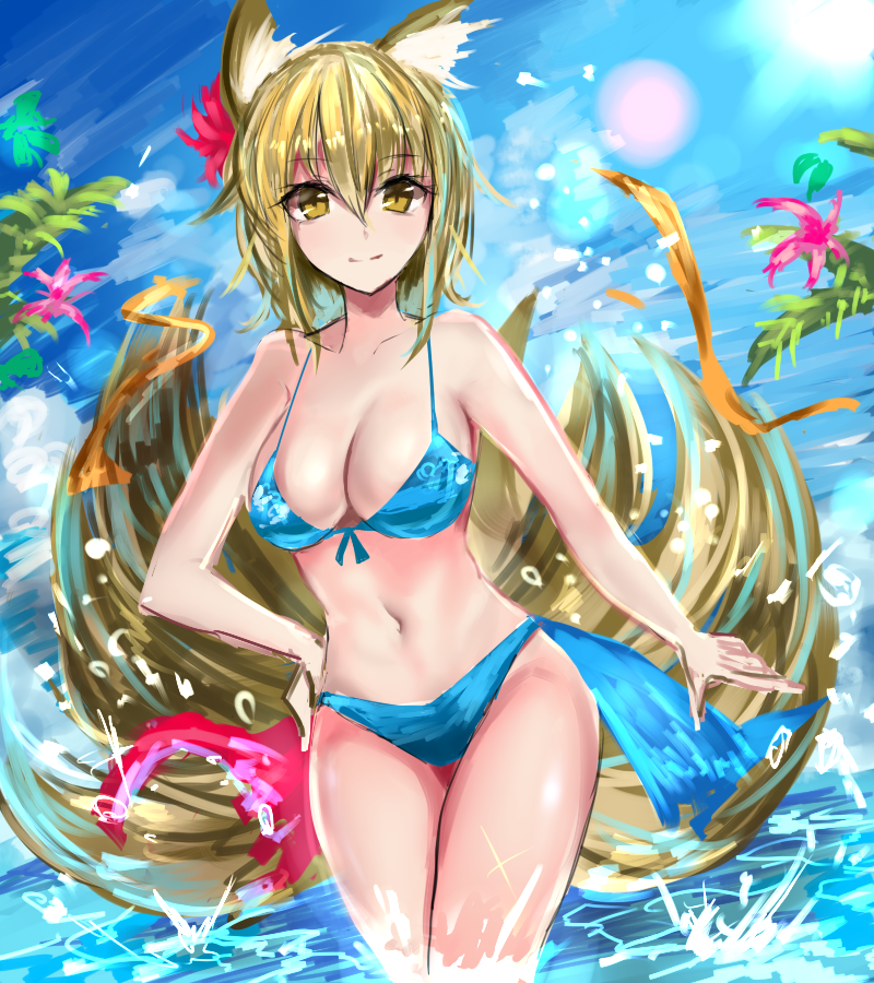 yakumo ran (touhou) drawn by moruchi_(rinaka_moruchi)