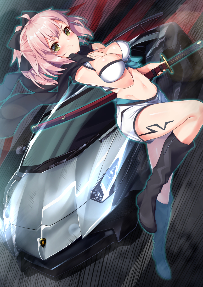 okita souji (fate and 1 more) drawn by gedou_(shigure_seishin)