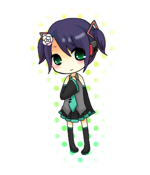 hatsune miku and konan (vocaloid and 2 more) drawn by pomx