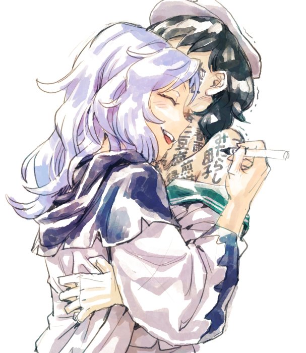 murasa minamitsu and kumoi ichirin (touhou) drawn by meimaru_inuchiyo