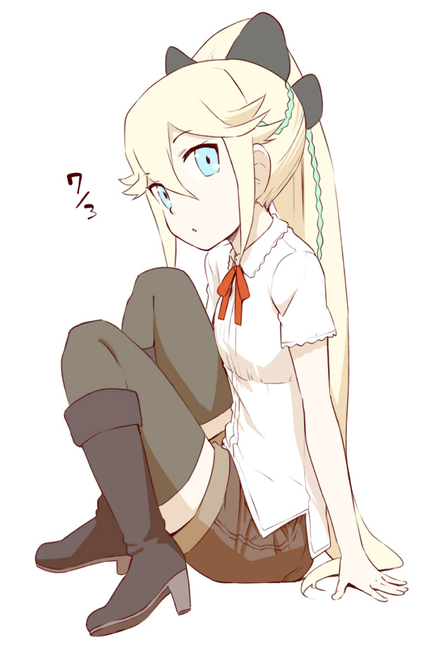 nanami k bladefield (kanojo ga flag wo oraretara) drawn by nagian