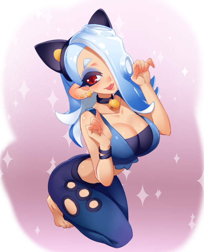 shiver (splatoon and 1 more) drawn by little123blood