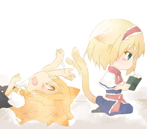 kirisame marisa and alice margatroid (touhou) drawn by hatamichi_mihiro