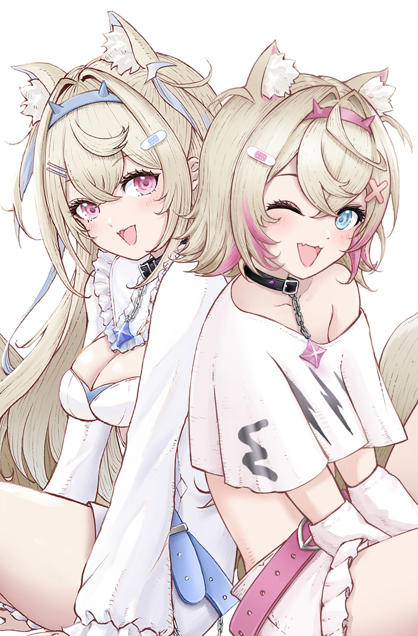 fuwawa abyssgard and mococo abyssgard (hololive and 1 more) drawn by tomozoo83