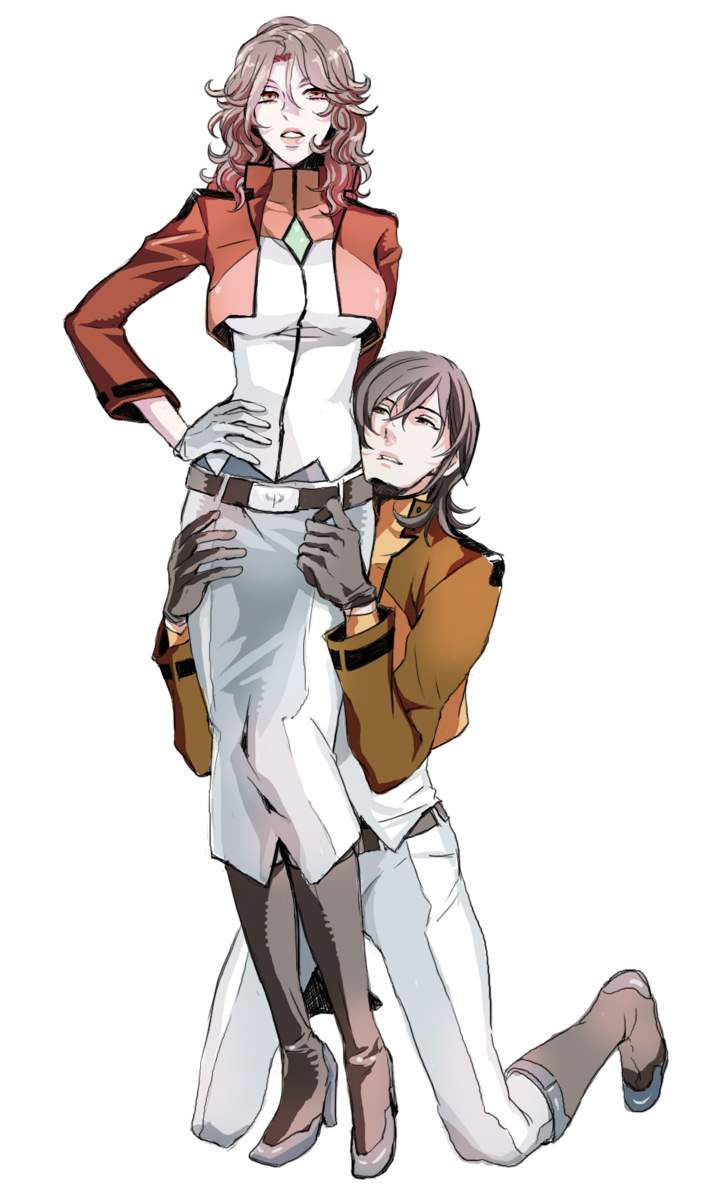 allelujah haptism and sumeragi lee noriega (gundam and 1 more) drawn by chiroru_(chirokko)
