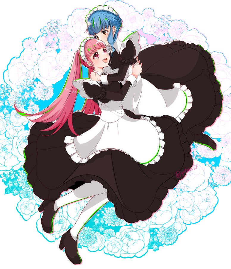 hilda valentine goneril and marianne von edmund (fire emblem and 1 more) drawn by yutohiroya