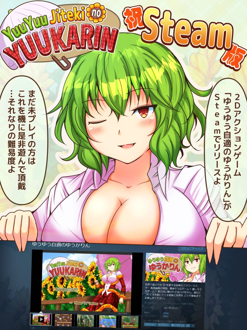 kazami yuuka (touhou and 1 more) drawn by erechan
