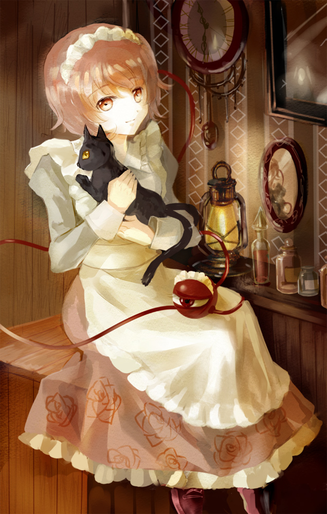 komeiji satori and kaenbyou rin (touhou) drawn by keiko_(mitakarawa)