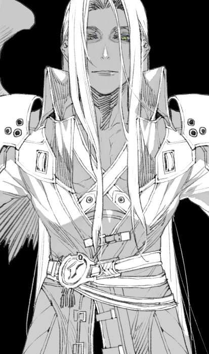 sephiroth (final fantasy and 3 more) drawn by hiryuu_(kugelcruor)