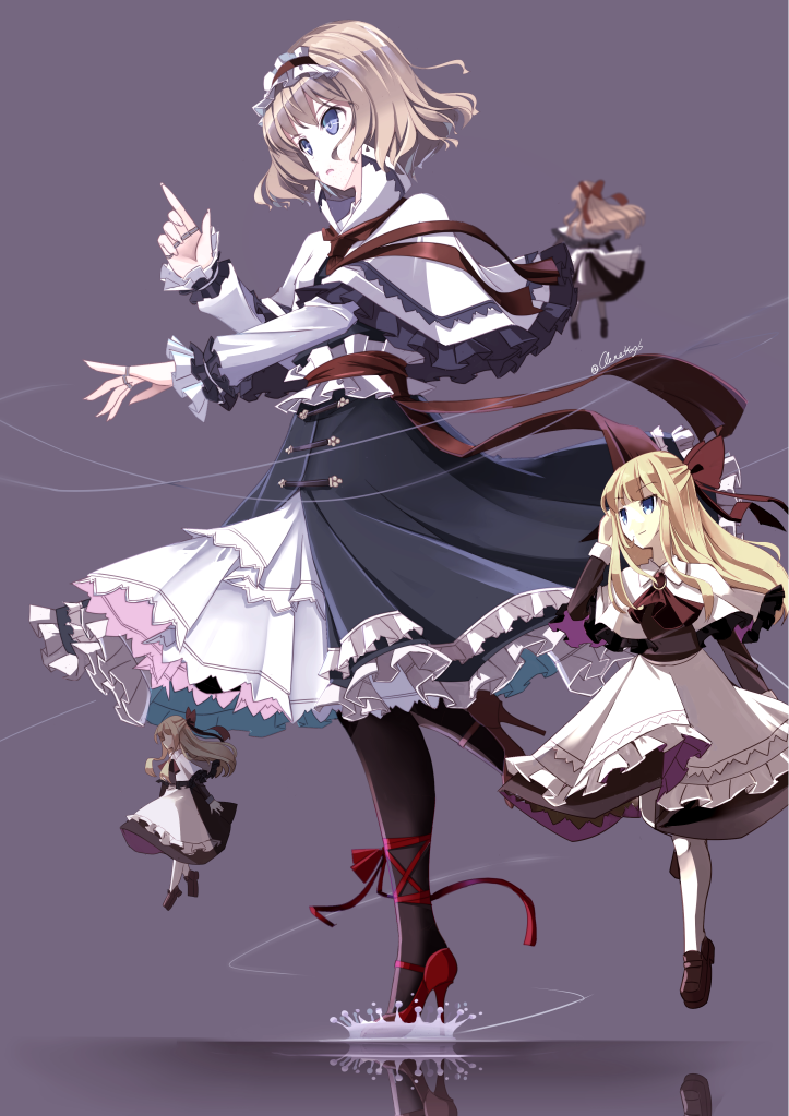 alice margatroid and shanghai doll (touhou) drawn by clere