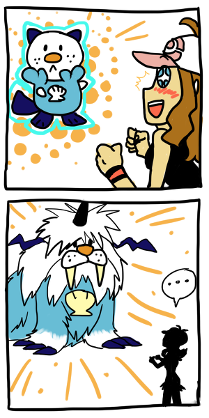 hilda, oshawott, and ikkakumon (pokemon and 2 more)