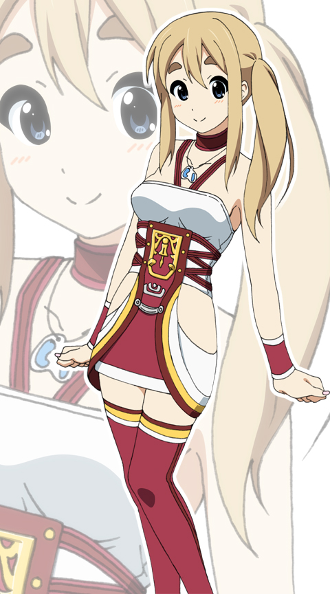 kotobuki tsumugi, serah farron, and kotobuki minako (final fantasy and 3 more) drawn by fukuoka_katsumi