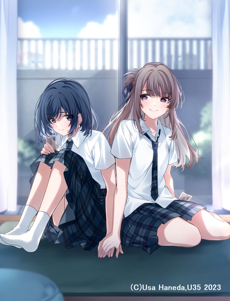 miyagi shiori and sendai hazuki (shuuniichido classmate wo kau hanashi) drawn by u35