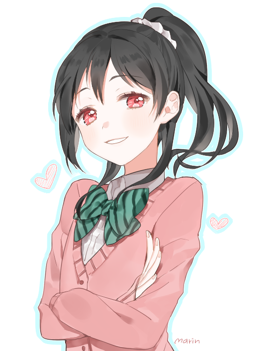 yazawa nico and ayase eli (love live! and 1 more) drawn by marin_(myuy_3)