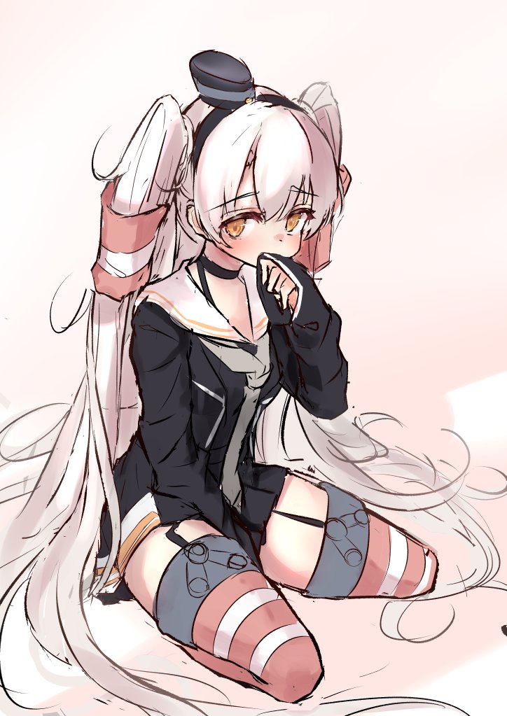 amatsukaze and amatsukaze kai ni (kantai collection) drawn by hasaki_(alice_ruru)