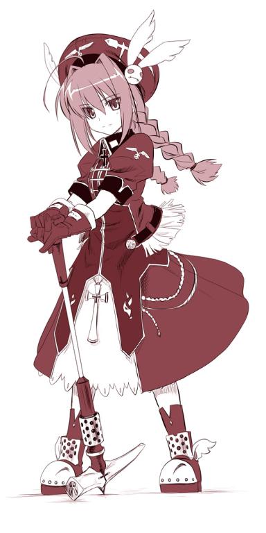 vita and graf eisen (lyrical nanoha and 1 more) drawn by himura_kiseki