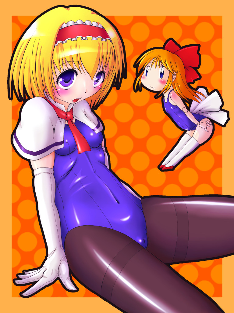 alice margatroid and shanghai doll (touhou) drawn by nu-o