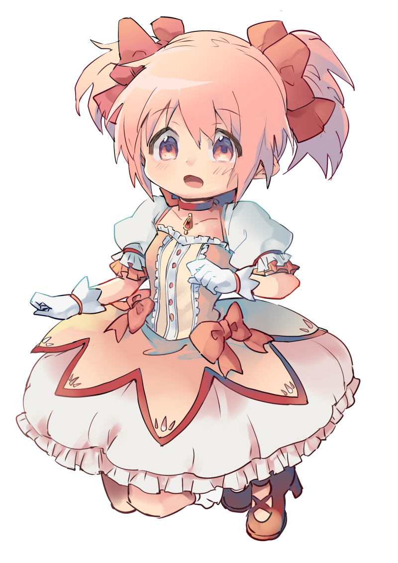 kaname madoka (mahou shoujo madoka magica) drawn by kidhukaji