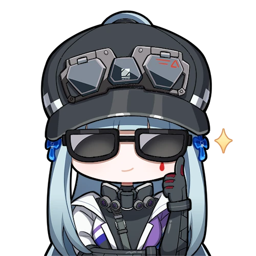 hk416 and klukai (girls' frontline and 1 more)