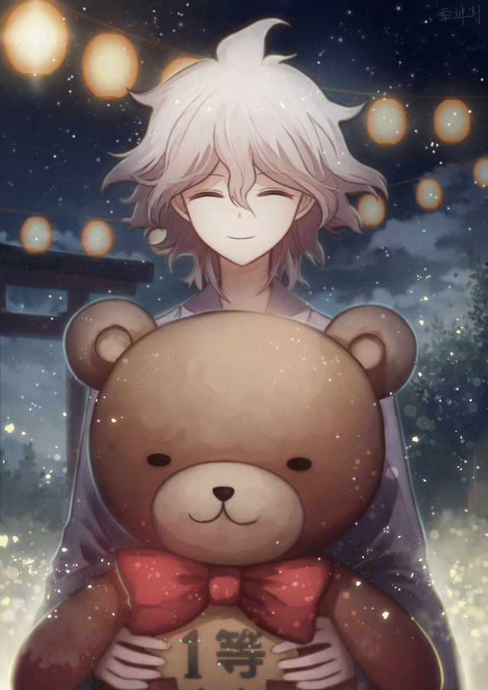 komaeda nagito (danganronpa and 1 more) drawn by angel31424