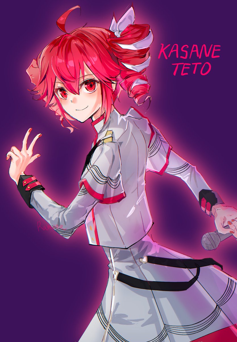 kasane teto (utau and 1 more) drawn by ramune55ni