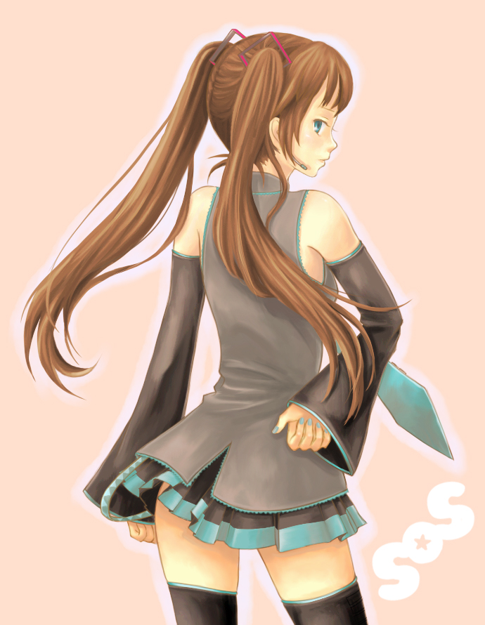 hatsune miku and kyonko (vocaloid and 1 more)