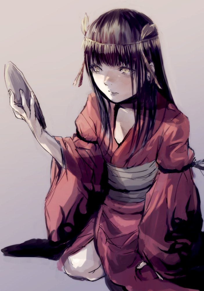 haibara ayako (fatal frame and 1 more) drawn by gauss_<bokashi