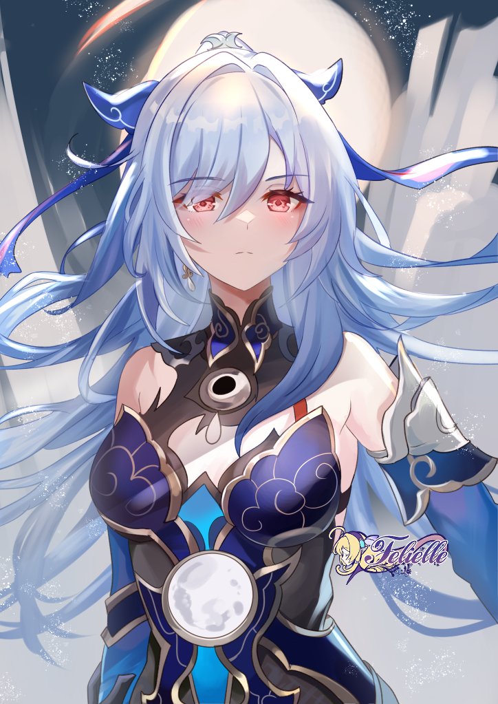 jingliu (honkai and 1 more) drawn by felielle