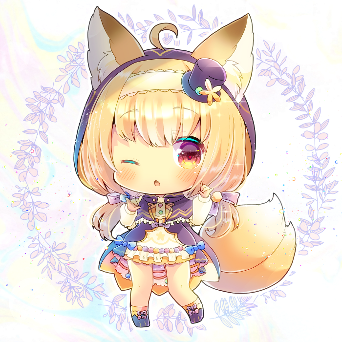 kitsune no botan (flower knight girl) drawn by kou_hiyoyo