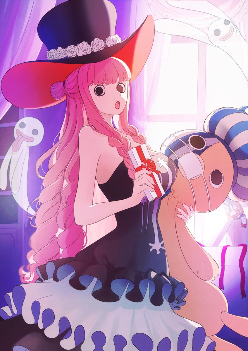 perona and kumacy (one piece) drawn by yuki_y14