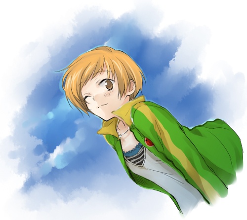 satonaka chie (persona and 1 more) drawn by tsuji_yuzu