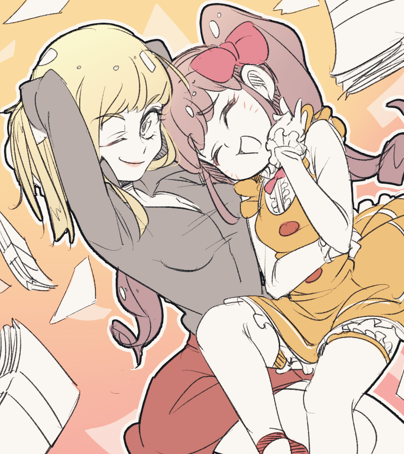 chibita, iyami, iyayo, and chibimi (osomatsu and 1 more) drawn by rian_(bdl)