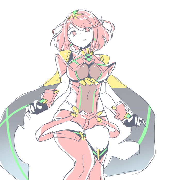 pyra (xenoblade chronicles and 1 more) drawn by mizuki_riko