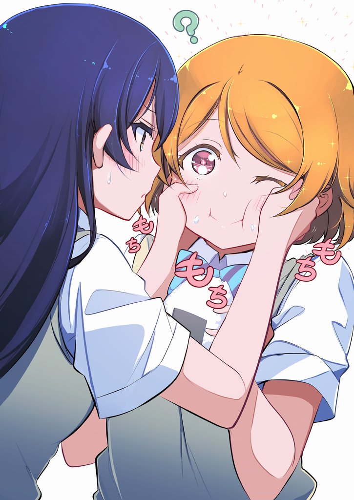 sonoda umi and koizumi hanayo (love live! and 1 more) drawn by repunit