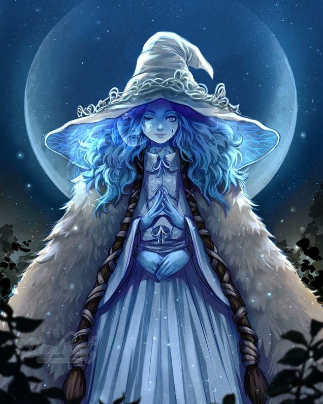 ranni the witch (elden ring) drawn by dreamchaserart