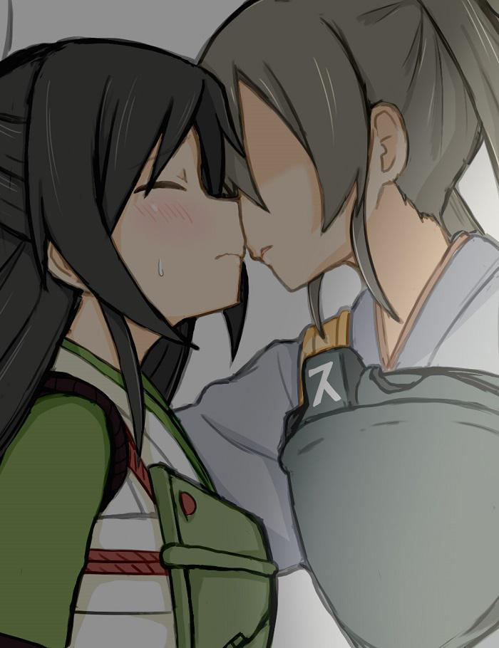 zuikaku and katsuragi (kantai collection) drawn by atsushi_(aaa-bbb)