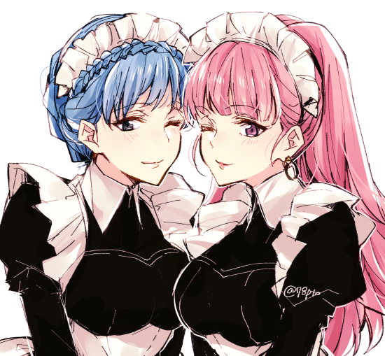 hilda valentine goneril and marianne von edmund (fire emblem and 1 more) drawn by naho_(pi988y)
