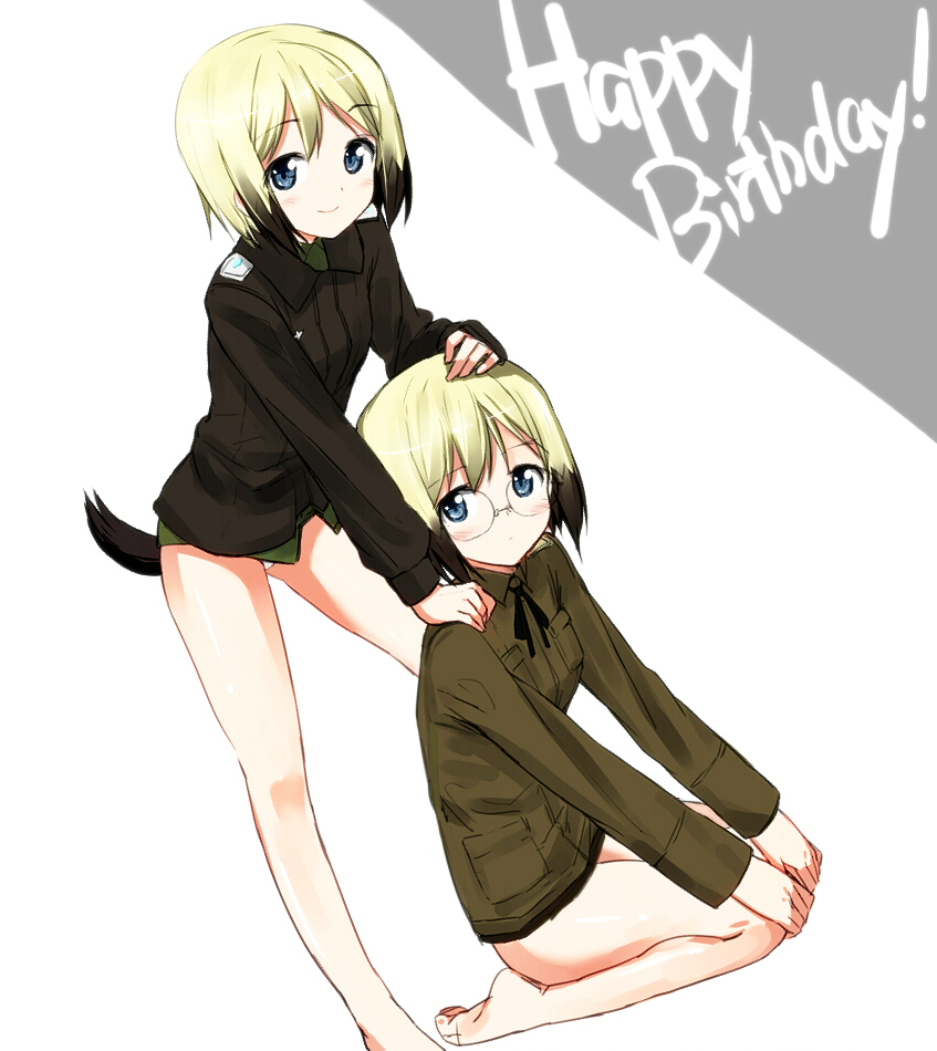 erica hartmann and ursula hartmann (world witches series and 2 more) drawn by dakian