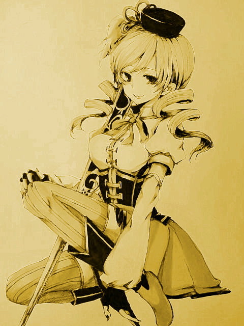 tomoe mami (mahou shoujo madoka magica) drawn by coco_maru