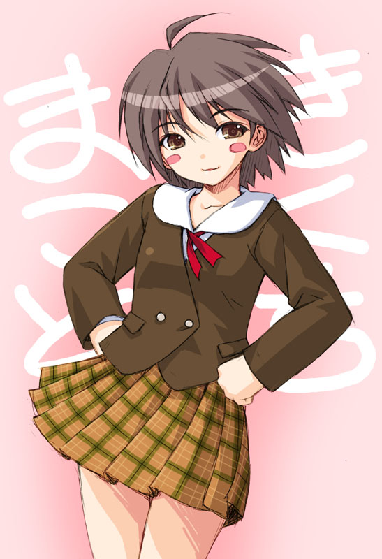 kikuchi makoto (idolmaster and 1 more) drawn by kazuma_muramasa