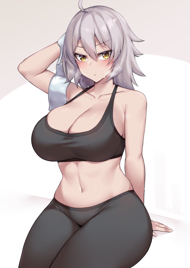 jeanne d'arc alter (fate and 1 more) drawn by kuavera
