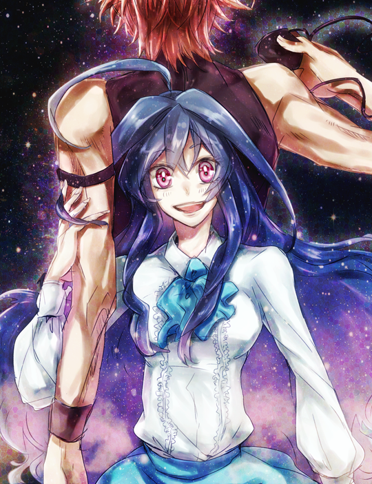 yuugiri and hinomiya andy (zettai karen children and 1 more) drawn by yuukei_(sugars_abyss)