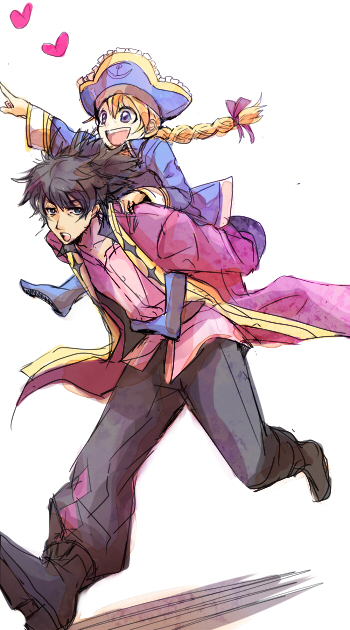 raven and patty fleur (tales of and 1 more) drawn by chia