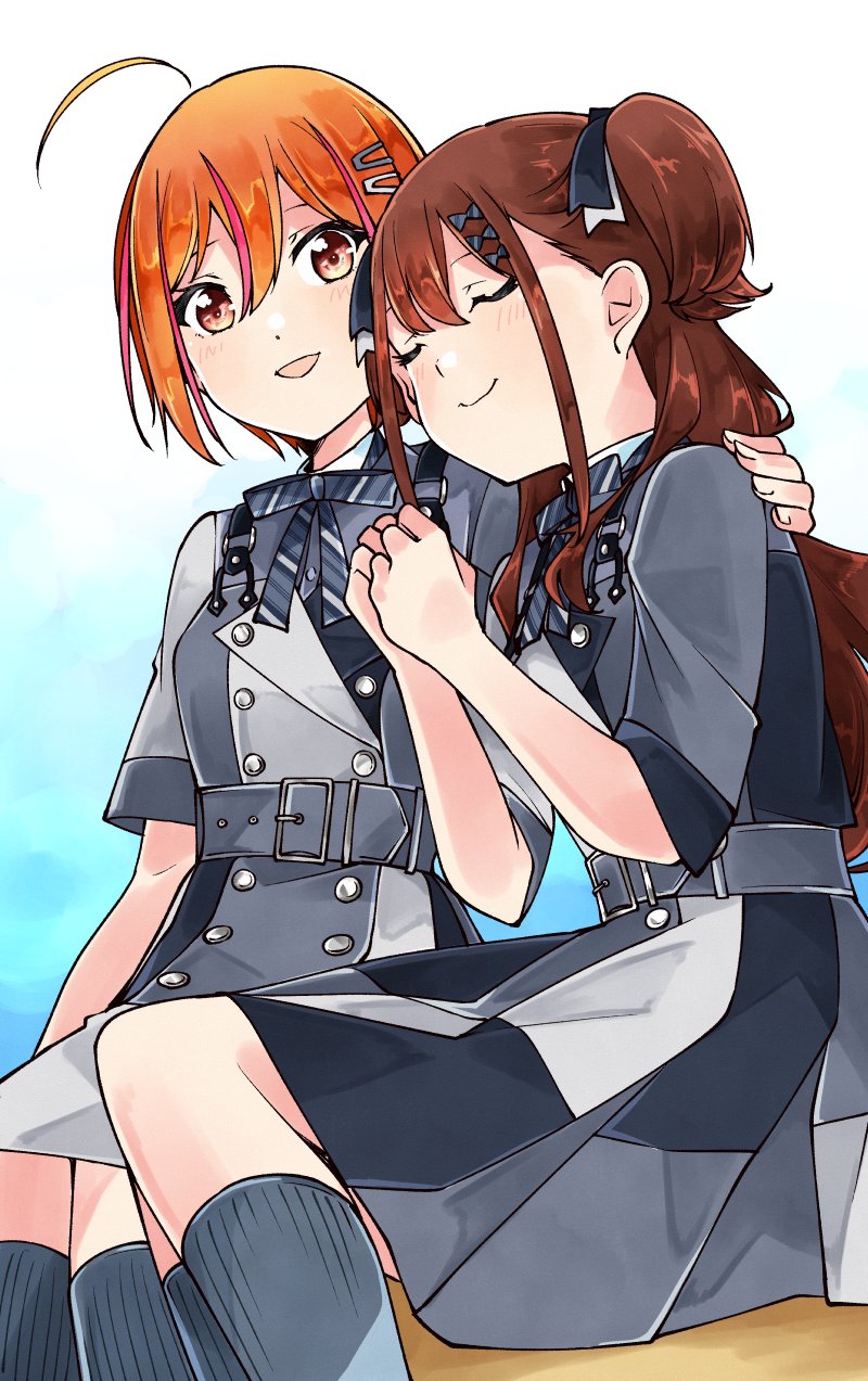 sera honoka and himuro mizuki (22/7) drawn by trefle_r