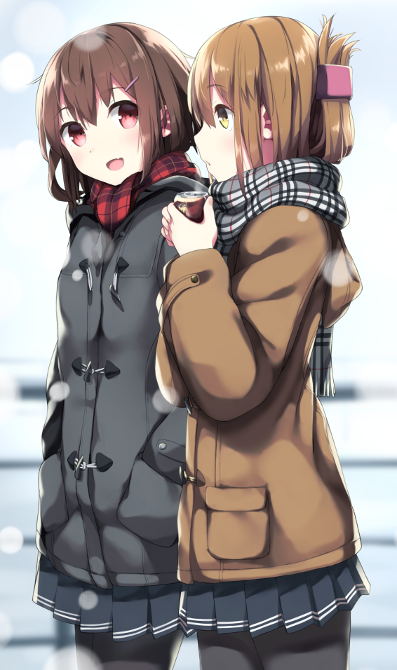 inazuma and ikazuchi (kantai collection) drawn by fueru_nattou