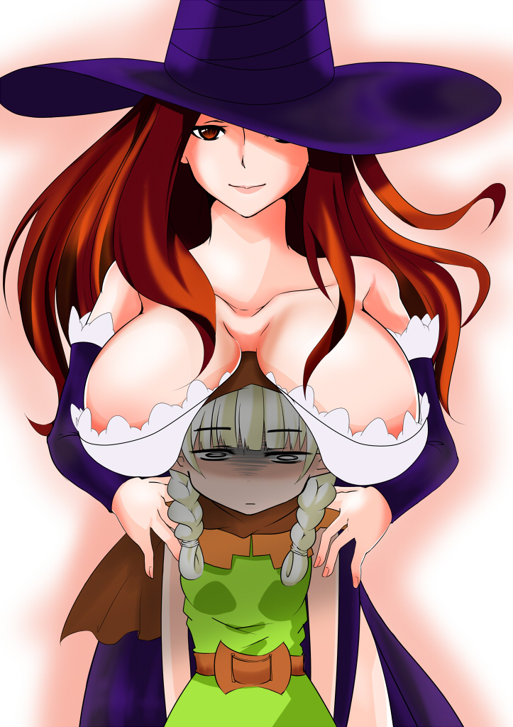 sorceress and elf (dragon's crown) drawn by yabaguki