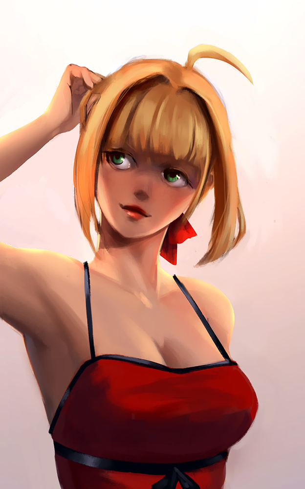 nero claudius (fate and 1 more) drawn by 3four