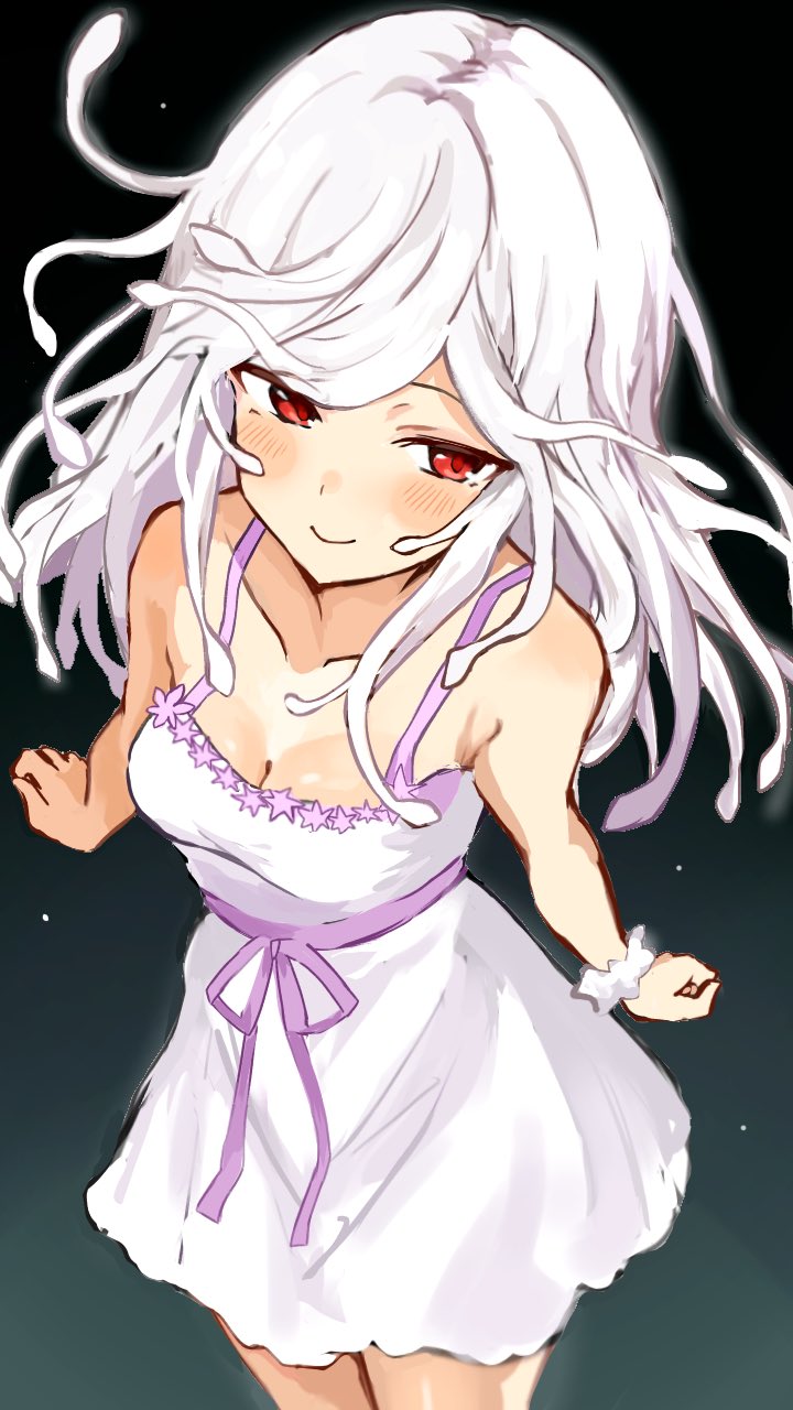 sengoku nadeko (monogatari and 1 more) drawn by baru_4416