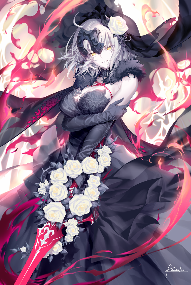 jeanne d'arc alter (fate and 1 more) drawn by kousaki_rui